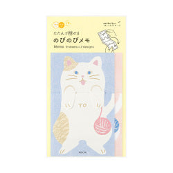 Midori Memopad con diseños de gatos — foto 1