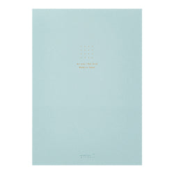 Midori Cuaderno de papel de colores con cuadricula de puntos azul — foto 1