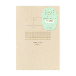 Midori Yuru Log B6 — Agenda mensual sin fechas y cuaderno — foto 1