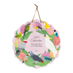 Midori Calendario de Pared con Pájaros — foto 1