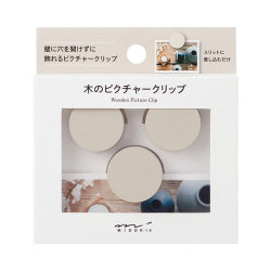 Midori Clip de madera gris — foto 1