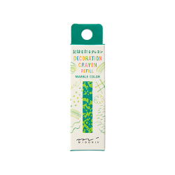 Midori recarga de crayón decorativo — Verde claro y verde — foto 1