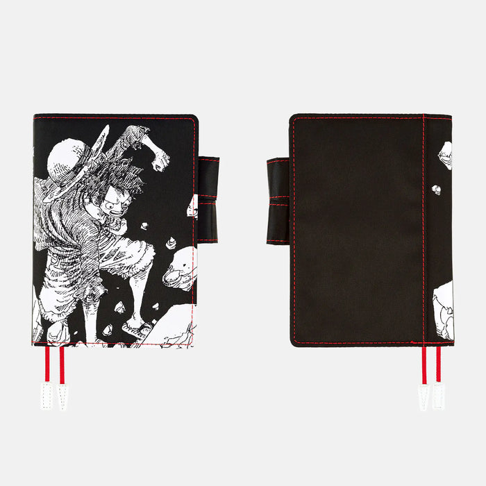 Cubierta para agenda ONE PIECE magazine — Straw Hat Luffy (Black) — A6 Original Size — foto 5