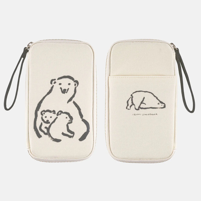 Organizador Izumi Shiokawa — Oso Polar — Bolsillo con cajón pequeño — foto 5