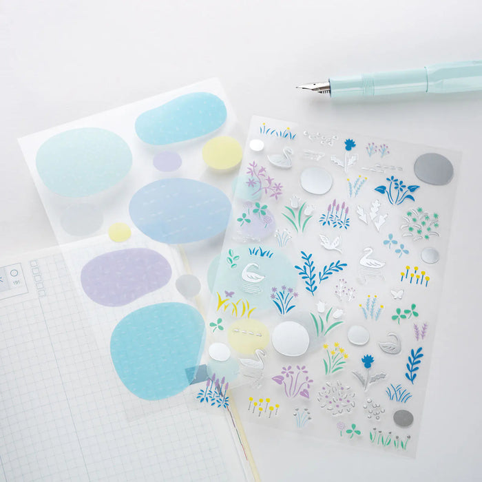 Papelería y accesorios Yuri Sanae — Layering Stickers (Forest Lake) — foto 1