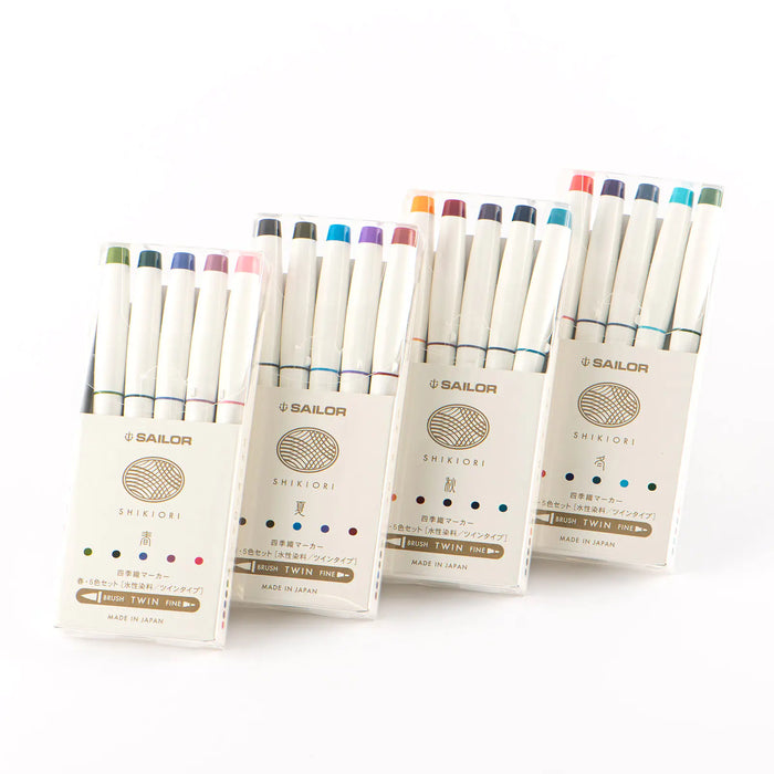 Papelería y accesorios Sailor — Shikiori Calligraphy Pen 5 Colors Set — foto 1