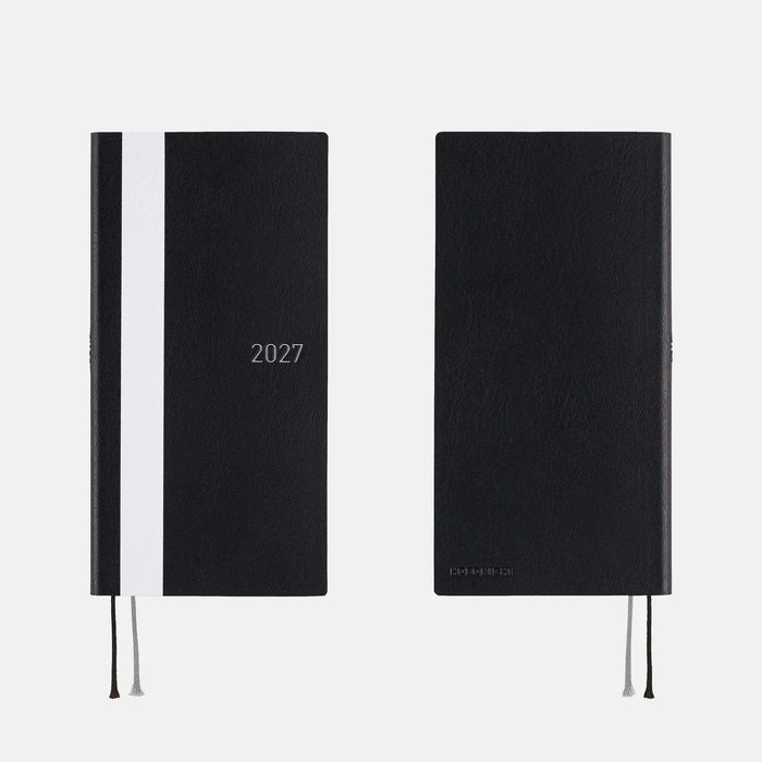 Agenda White Line — Black — Weeks Softcover Book — foto 5