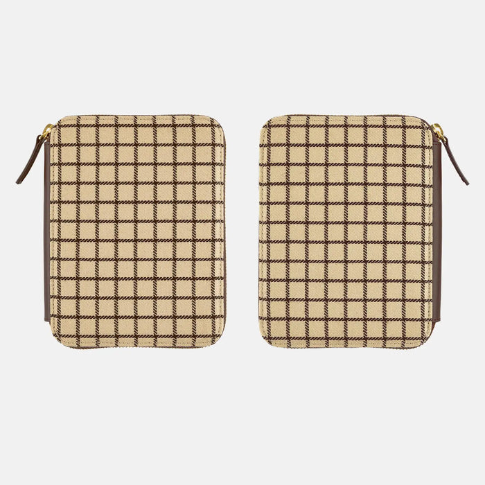 Cubierta para agenda Taut Zipped (Café au Lait Plaid) — A6 Original Size — foto 4