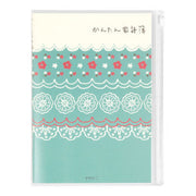 Midori Cuaderno de gestión financiera mensual con estampado de encaje — foto 3