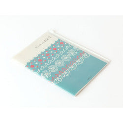 Midori Cuaderno de gestión financiera mensual con estampado de encaje — foto 7