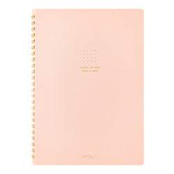 Midori Cuaderno de anillas con puntos rosa — foto 1