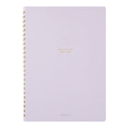 Midori Cuaderno de anillas con puntos de color púrpura — foto 1