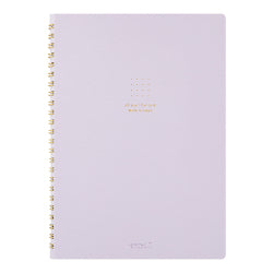 Midori Cuaderno de anillas con puntos de color púrpura — foto 1