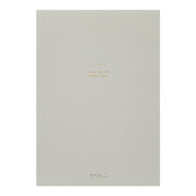 Midori Cuaderno de papel de colores con cuadriculación de puntos Gris — foto 1