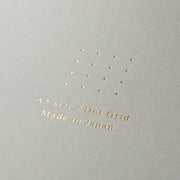 Midori Cuaderno de papel de colores con cuadriculación de puntos Gris — foto 5