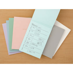 Midori Cuaderno de papel de colores con cuadriculación de puntos Gris — foto 6
