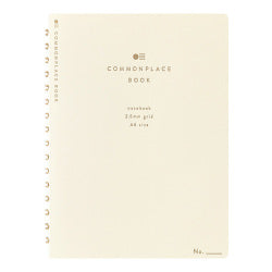 Midori Commonplace Book Cuaderno de Anillas A6 Marfil — foto 2
