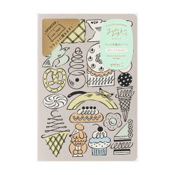 Midori yururogu Cuaderno de puntos con diseños de sweets y animales — foto 1
