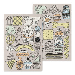 Midori yururogu Cuaderno de puntos con diseños de sweets y animales — foto 2