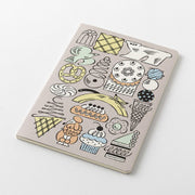 Midori yururogu Cuaderno de puntos con diseños de sweets y animales — foto 3