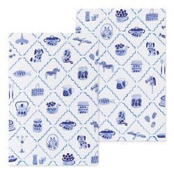 Midori yuru Log Cuaderno de puntos nórdico azul — foto 2