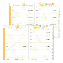 Midori Diario de Bolsillo Floral — foto 6