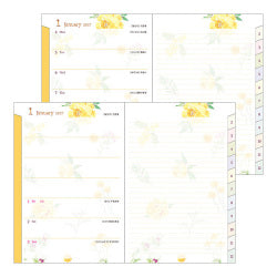 Midori Diario de Bolsillo Floral — foto 6