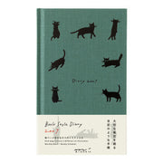 Midori Diario de estilo libro gatos verdes — foto 2