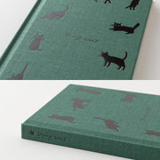 Midori Diario de estilo libro gatos verdes — foto 4