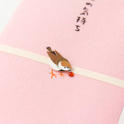 Midori Tarjeta de felicitación con motivos de pájaro — foto 4