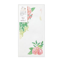 Midori Bolsa de regalo transparente con ramo de flores rosadas — foto 1