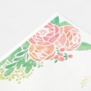 Midori Bolsa de regalo transparente con ramo de flores rosadas — foto 4