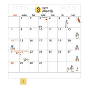 Midori Calendario de mesa anillo S Oji-san — foto 4