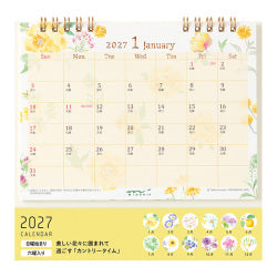Midori Calendario de mesa M Country Time Flor — foto 2