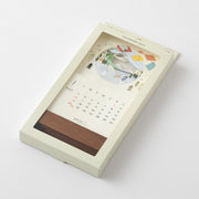 Midori Calendario de escritorio con paisajes — foto 2