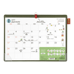 Midori Calendario de escritorio A4 con diseño de señor mayor — foto 2
