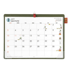 Midori Calendario de escritorio A4 con diseño de señor mayor — foto 1