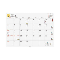 Midori Calendario de escritorio A4 con diseño de señor mayor — foto 4
