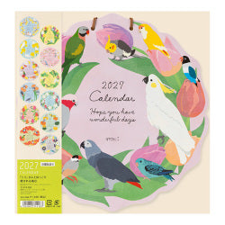 Midori Calendario de Pared con Pájaros — foto 2