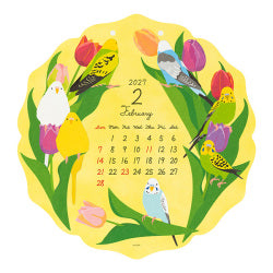 Midori Calendario de Pared con Pájaros — foto 4