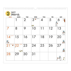 Midori Calendario de pared Ojisan — foto 4