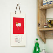 Midori Calendario de Pared con Papel Washi Animal — foto 5