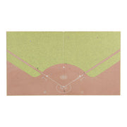 Midori Colorida papel doble con diseño de campo de béisbol — foto 4