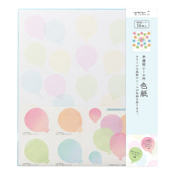 Midori Papel de colores con sellos adhesivos — foto 1