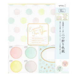 Midori Colorida libreta de notas con sellos de pegatina — foto 1