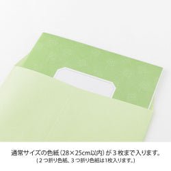 Midori Sobre para color papers amarillo-verde — foto 4