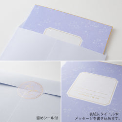 Midori Tarjeta de color plegada morada — foto 4