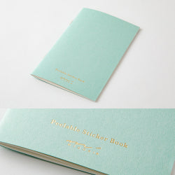 Midori Cuaderno de sellos portátil azul claro — foto 2