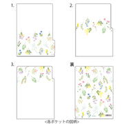 Midori Archivador transparente con flores secas — foto 3