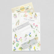 Midori Archivador transparente con flores secas — foto 4